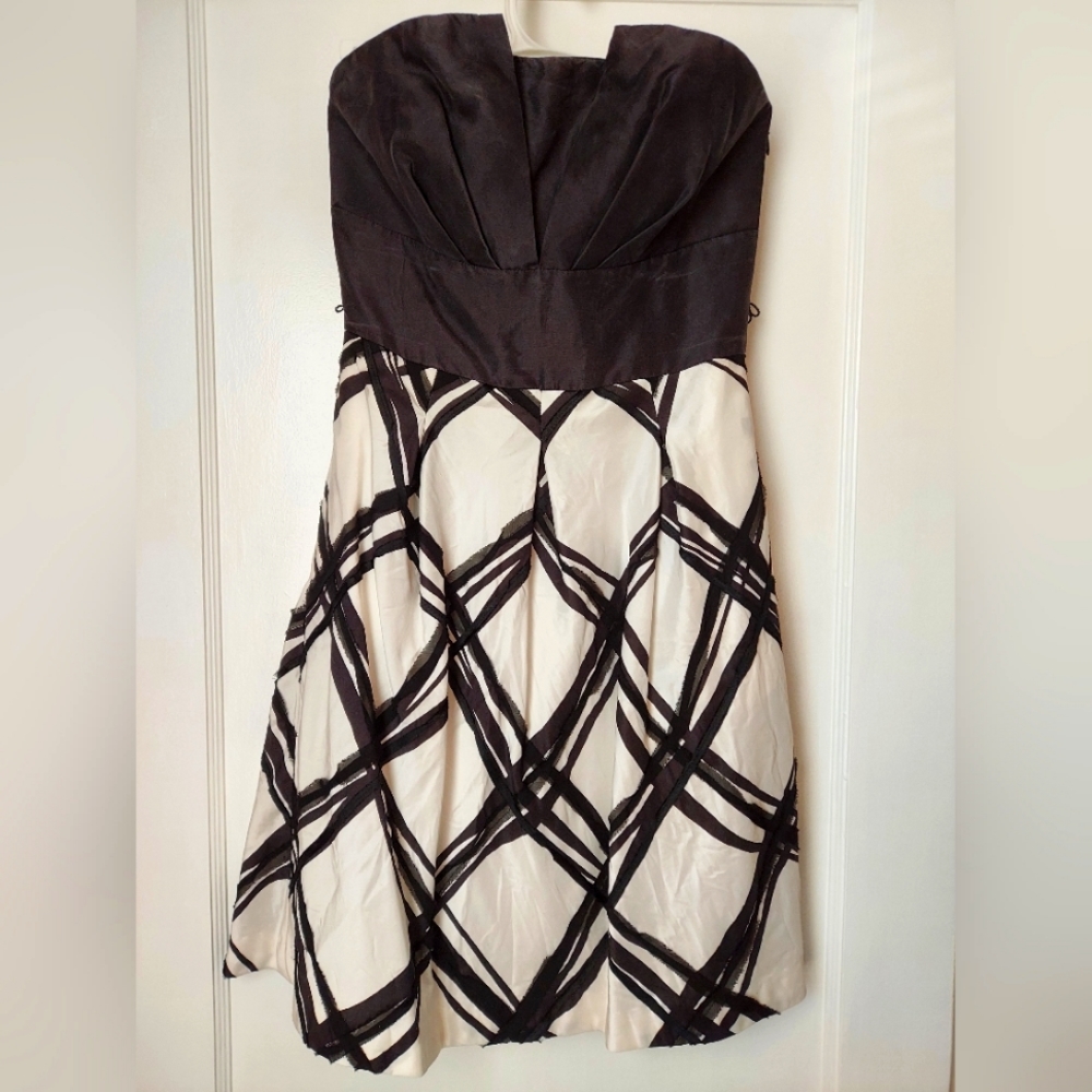 Strapless White House Black Market dress